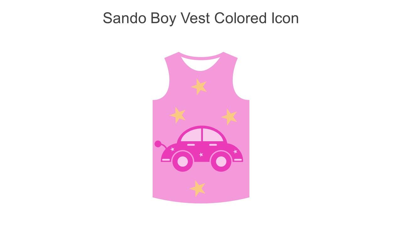 Sando Boy Vest Colored Icon In Powerpoint Pptx Png And Editable Eps Format