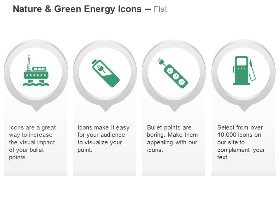 Sea refinary diseal petrol oil production ppt icons graphics Slide01