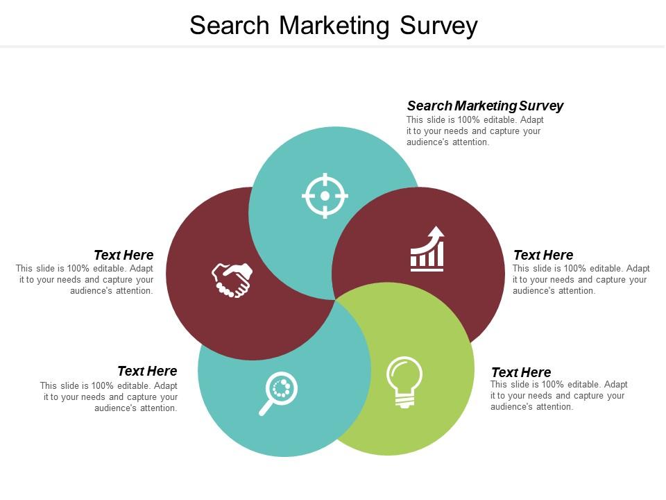 Search marketing survey ppt powerpoint presentation slides icons cpb Slide01