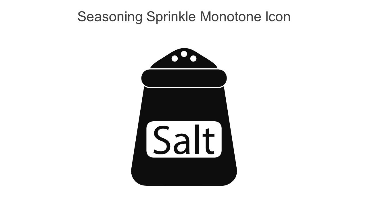 Seasoning Sprinkle Monotone Icon In Powerpoint Pptx Png And Editable Eps Format