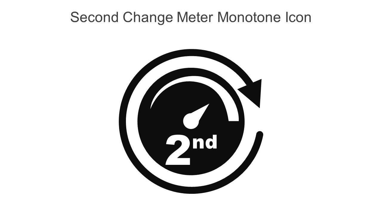 Second Change Meter Monotone Icon In Powerpoint Pptx Png And Editable Eps Format Slide01