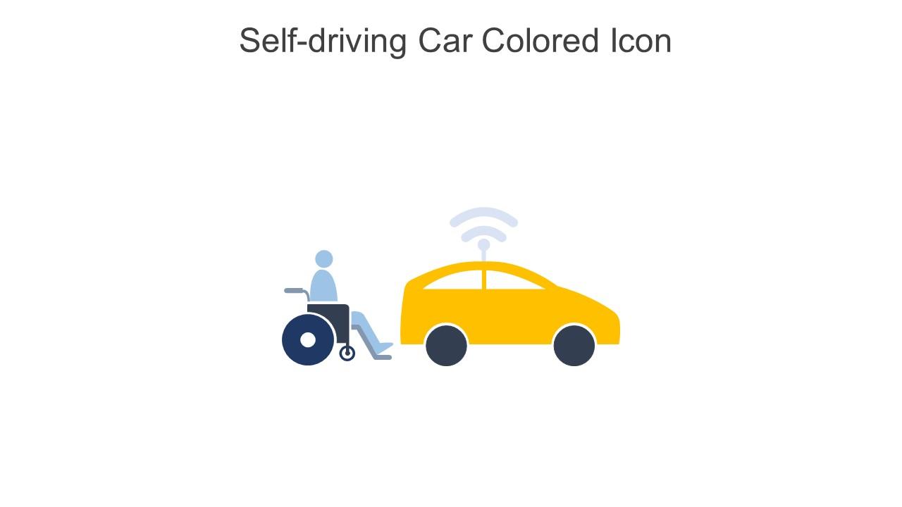 Self Driving Car Colored Icon In Powerpoint Pptx Png And Editable Eps Format