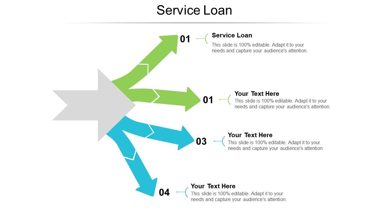 Service loan ppt powerpoint presentation icon outfit cpb Slide01