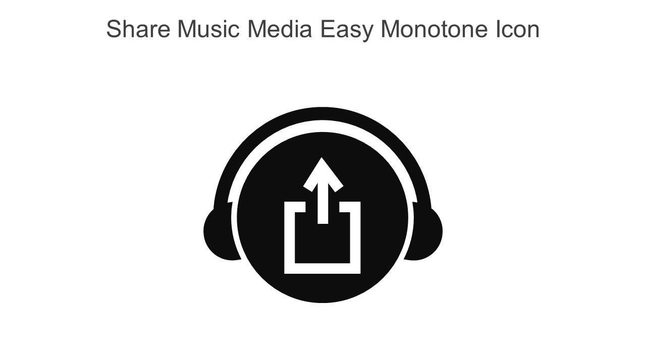 Share Music Media Easy Monotone Icon In Powerpoint Pptx Png And Editable Eps Format Slide01