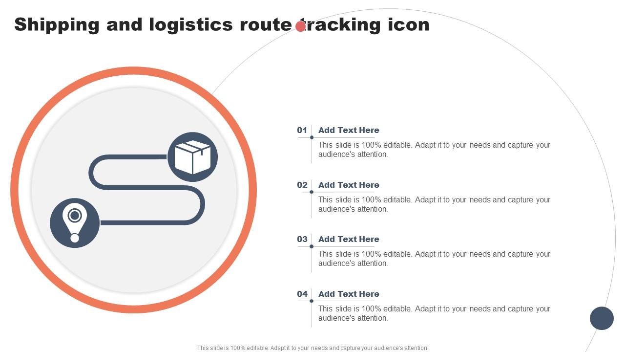 Shipping And Logistics Route Tracking Icon Slide01