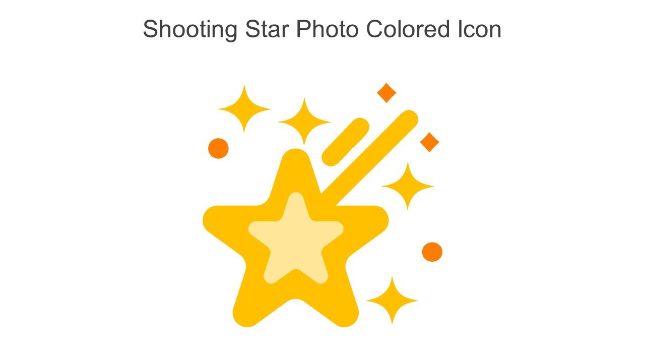 Shooting Star Photo Colored Icon In Powerpoint Pptx Png And Editable Eps Format