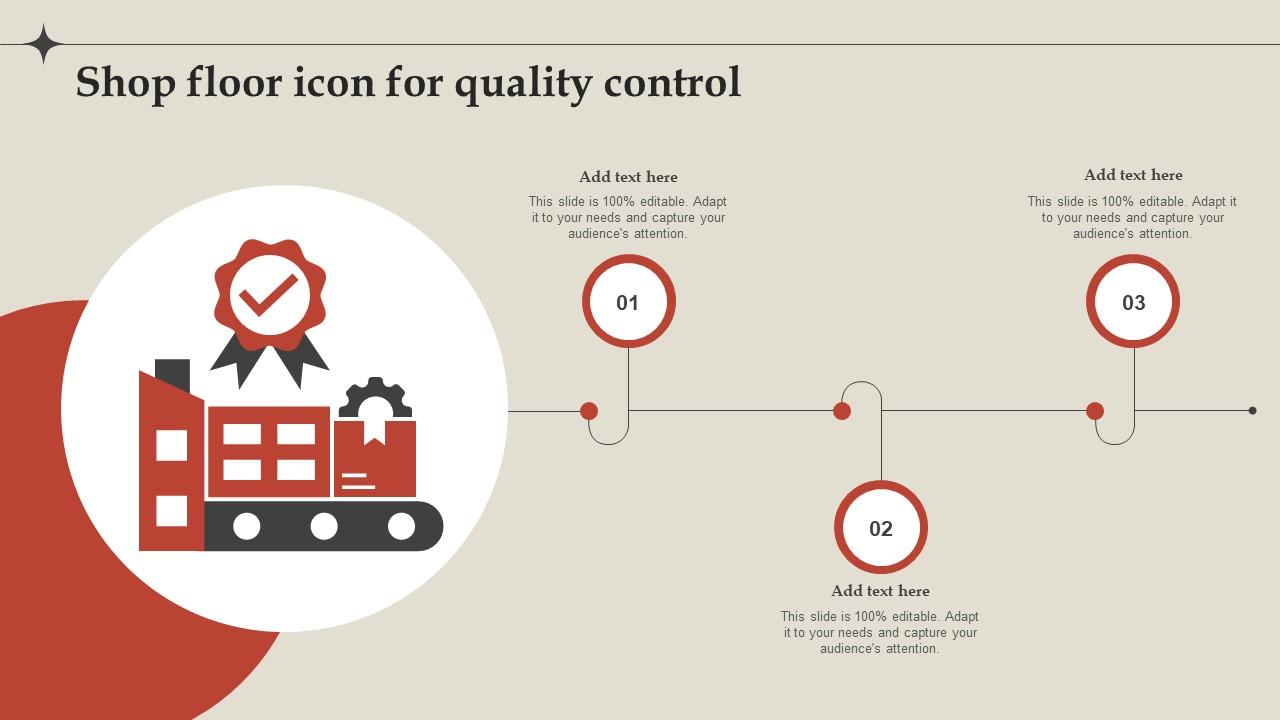 Shop Floor Icon For Quality Control
