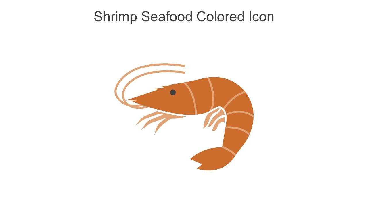 Shrimp Seafood Colored Icon In Powerpoint Pptx Png And Editable Eps Format