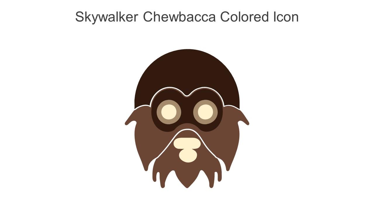 Skywalker Chewbacca Colored Icon In Powerpoint Pptx Png And Editable Eps Format