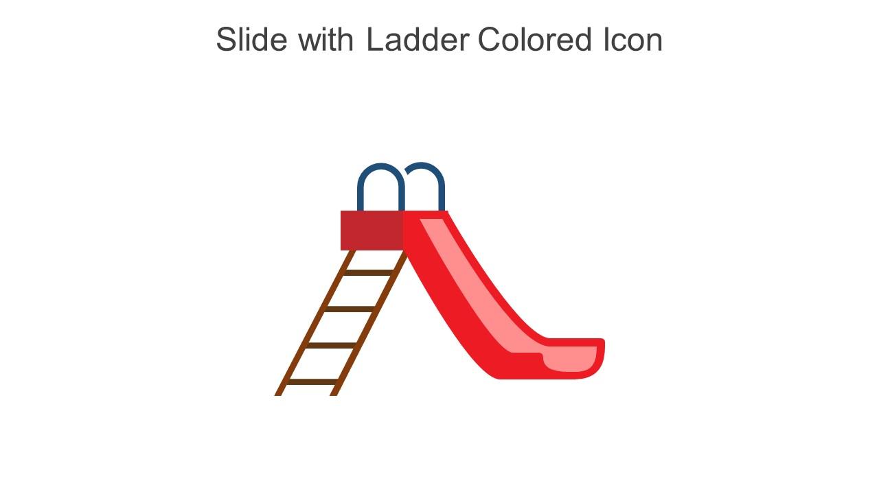 Slide With Ladder Colored Icon In Powerpoint Pptx Png And Editable Eps Format Slide01