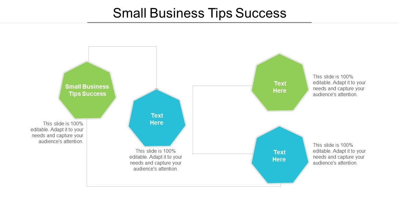Small business tips success ppt powerpoint presentation icon show cpb Slide01