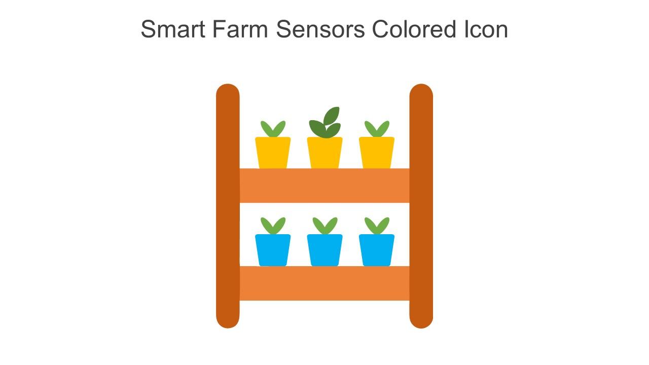 Smart Farm Sensors Colored Icon In Powerpoint Pptx Png And Editable Eps Format