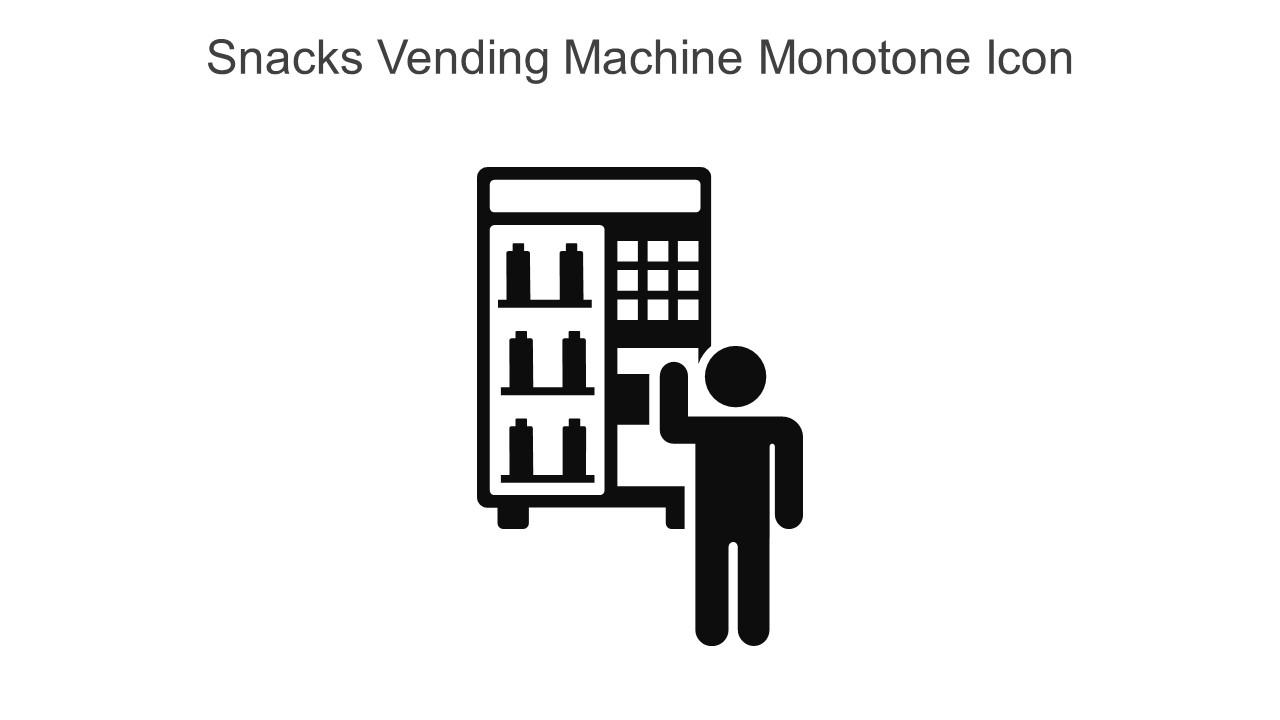 Snacks Vending Machine Monotone Icon In Powerpoint Pptx Png And Editable Eps Format Slide01