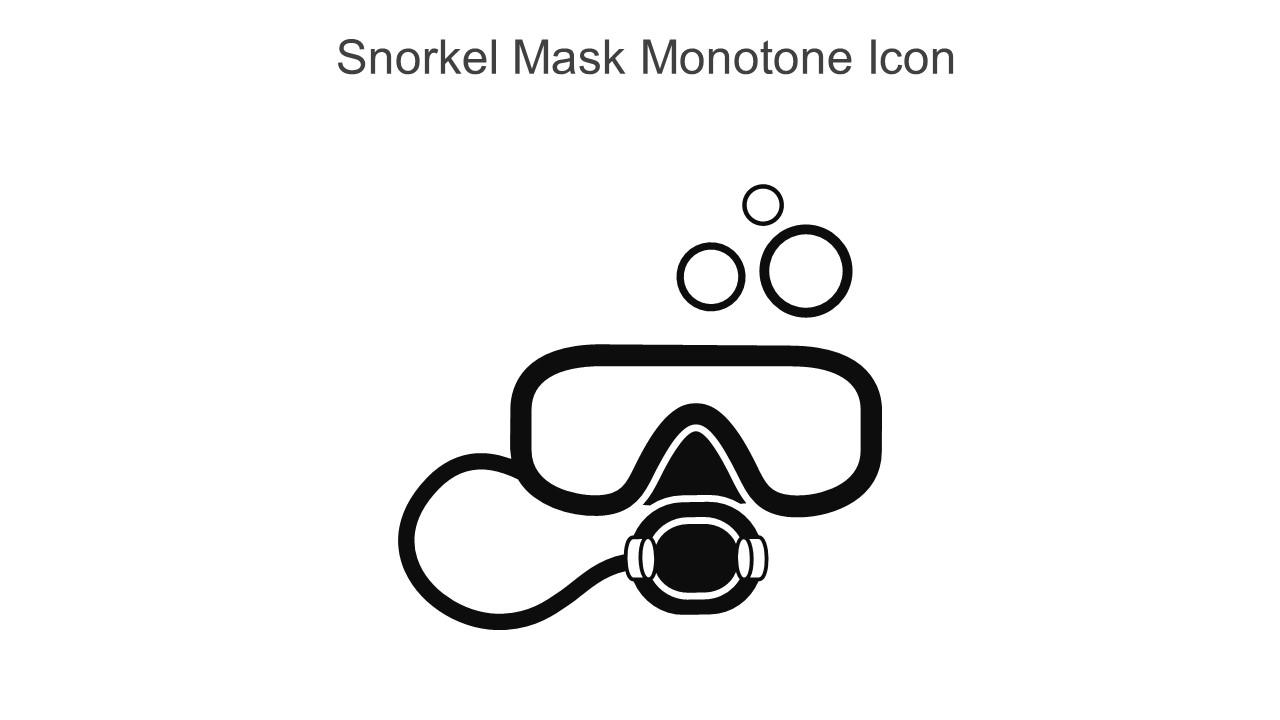Snorkel Mask Monotone Icon In Powerpoint Pptx Png And Editable Eps Format