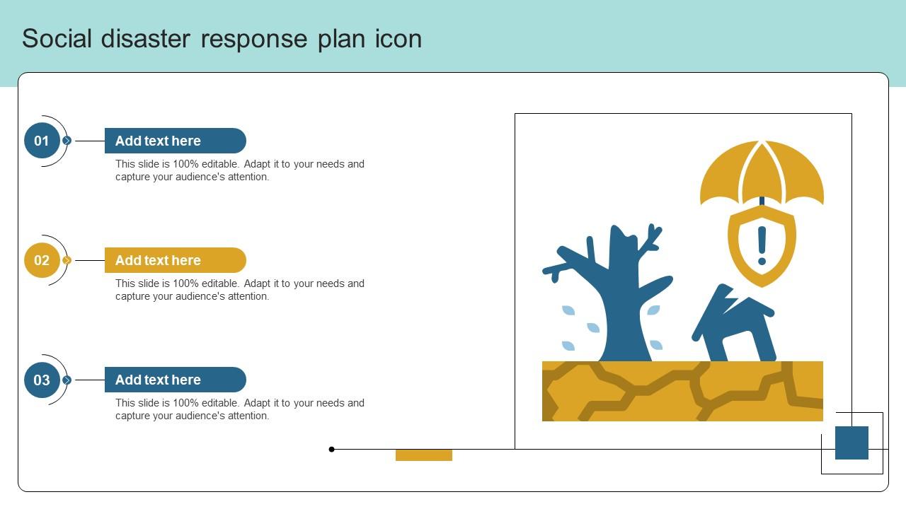 Social Disaster Response Plan Icon