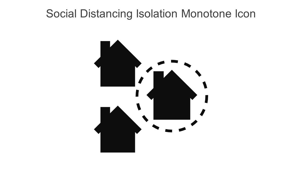 Social Distancing Isolation Monotone Icon In Powerpoint Pptx Png And Editable Eps Format