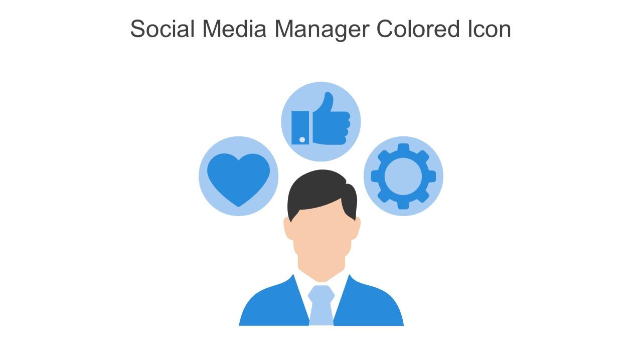 Social Media Manager Colored Icon In Powerpoint Pptx Png And Editable Eps Format Slide01