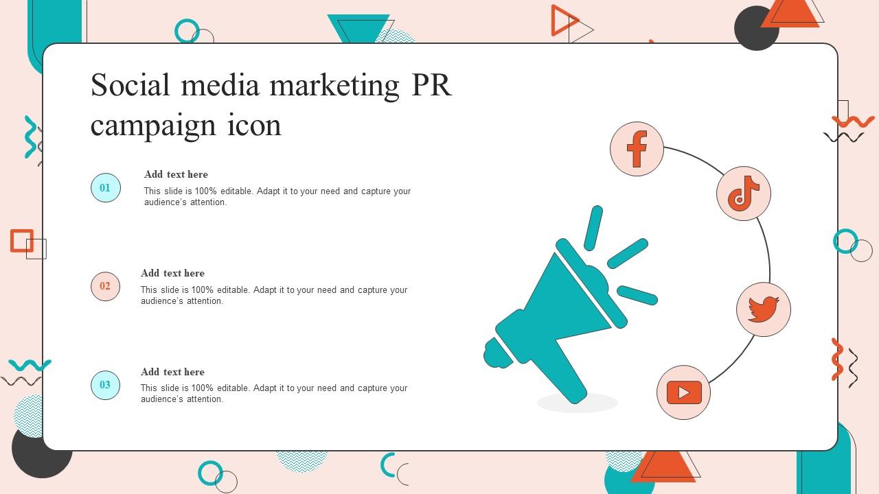 Social Media Marketing Pr Campaign Icon