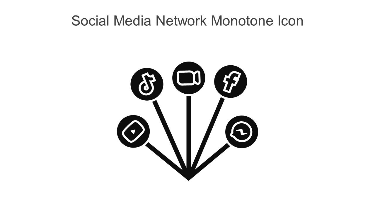 Social Media Network Monotone Icon In Powerpoint Pptx Png And Editable Eps Format Slide01