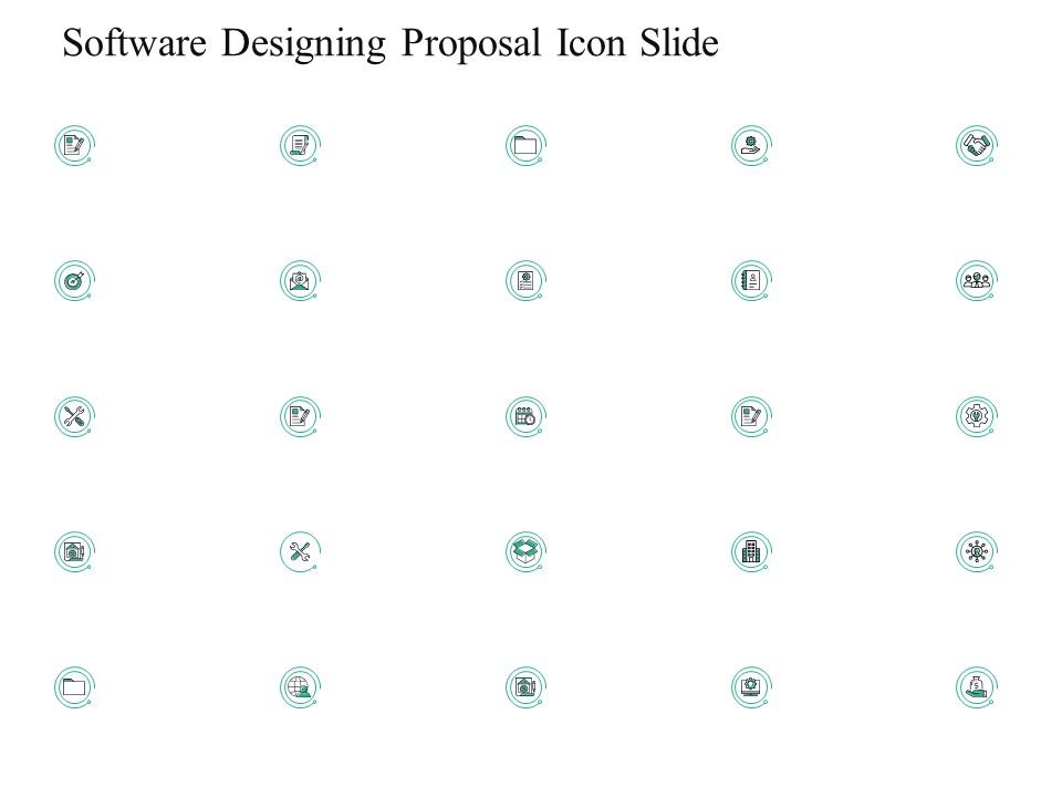 Software designing proposal icon slide software designing proposal ppt powerpoint template Slide01