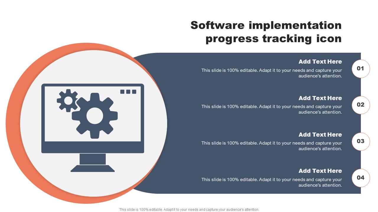 Software Implementation Progress Tracking Icon Slide01