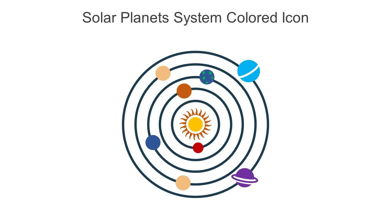 Solar Planets System Colored Icon In Powerpoint Pptx Png And Editable Eps Format