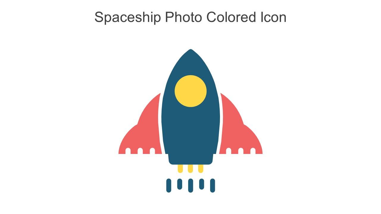 Spaceship Photo Colored Icon In Powerpoint Pptx Png And Editable Eps Format