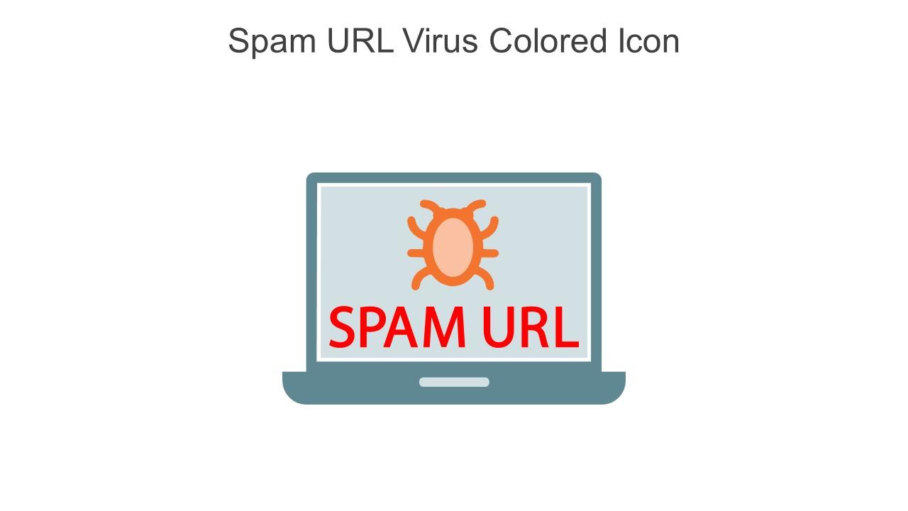 Spam URL Virus Colored Icon In Powerpoint Pptx Png And Editable Eps Format