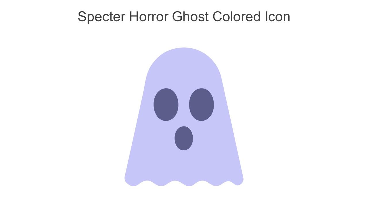 Specter Horror Ghost Colored Icon In Powerpoint Pptx Png And Editable Eps Format