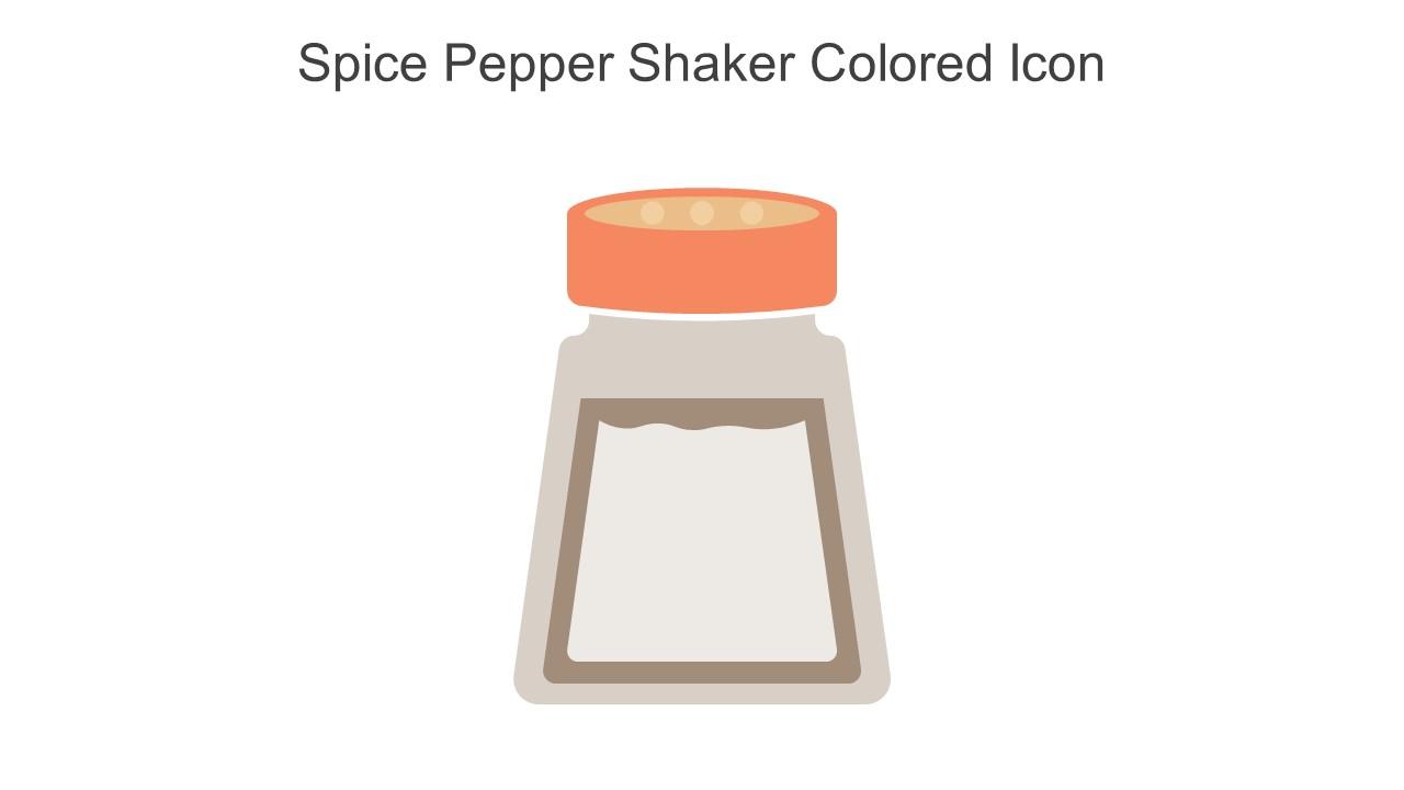 Spice Pepper Shaker Colored Icon In Powerpoint Pptx Png And Editable Eps Format
