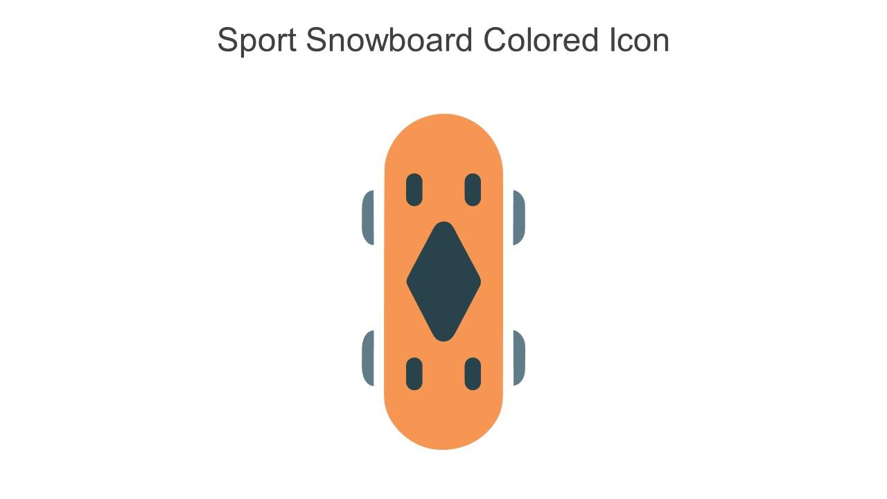 Sport Snowboard Colored Icon In Powerpoint Pptx Png And Editable Eps Format