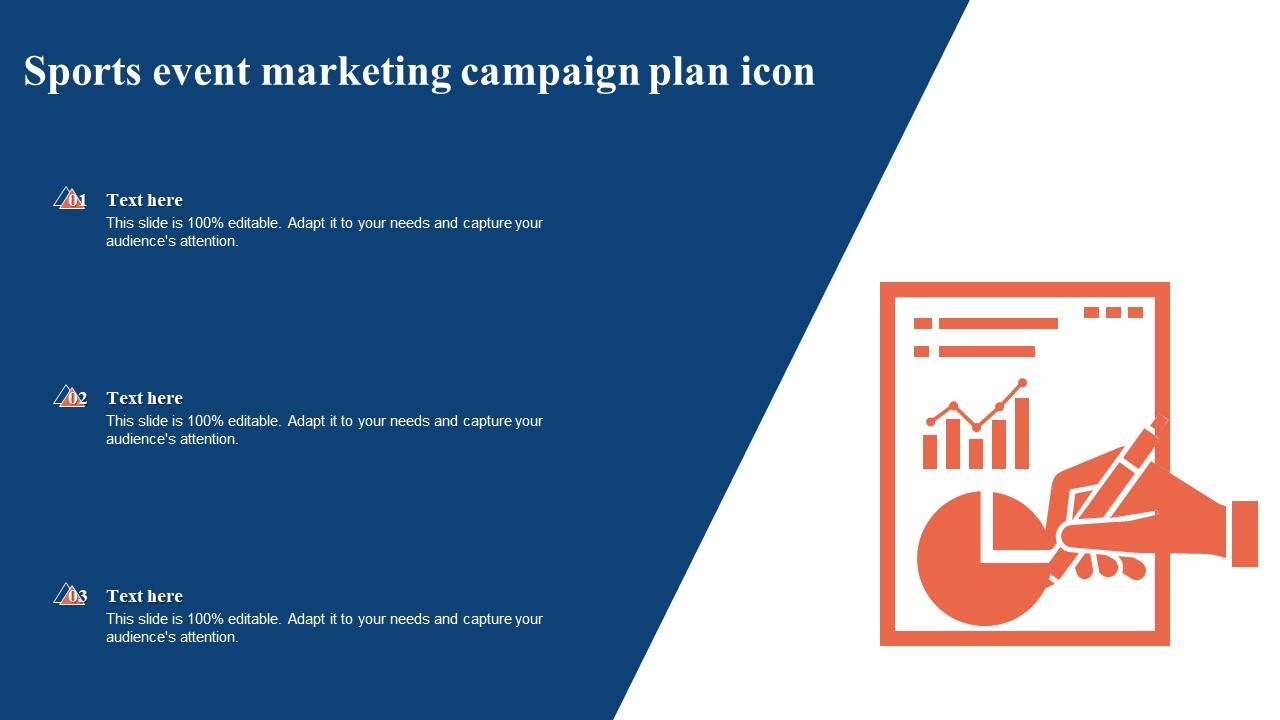 Sports Event Marketing Campaign Plan Icon