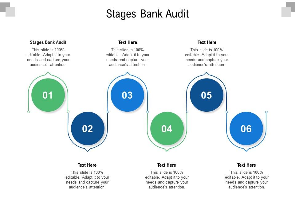 Stages bank audit ppt powerpoint presentation gallery icon cpb Slide01