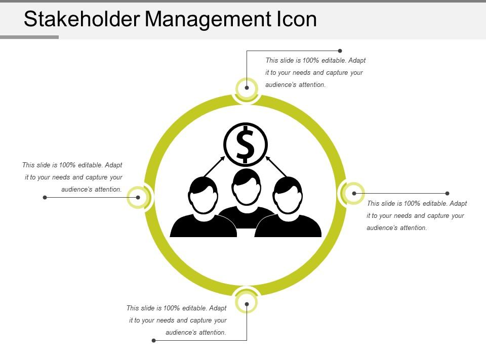 Stakeholder management icon 4 Slide01