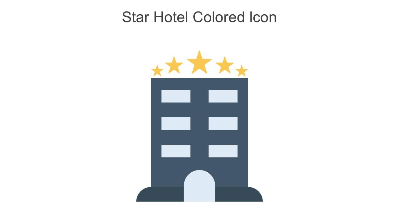 Star Hotel Colored Icon In Powerpoint Pptx Png And Editable Eps Format Slide01