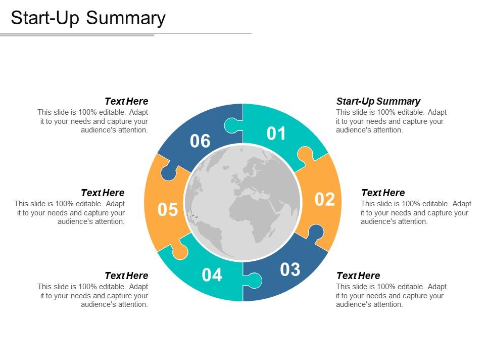 Start up summary ppt powerpoint presentation icon graphics pictures cpb Slide01