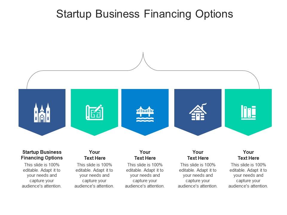 Startup business financing options ppt powerpoint presentation icon background cpb Slide01
