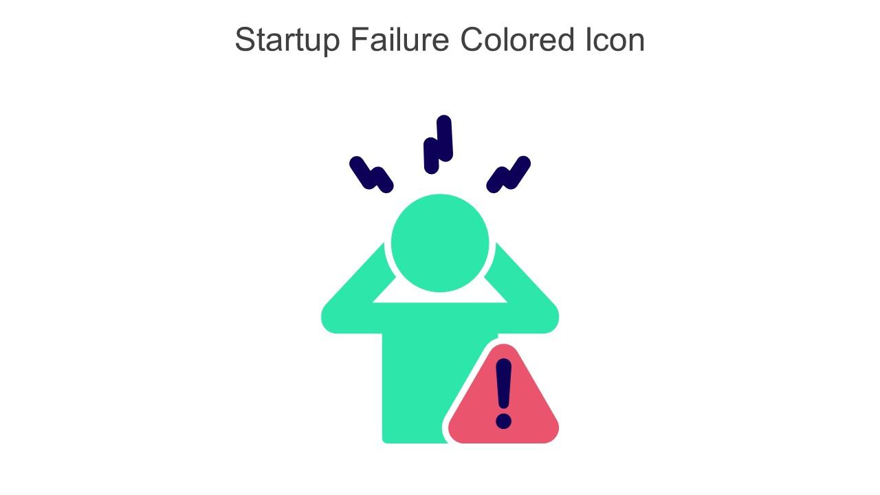Startup Failure Colored Icon In Powerpoint Pptx Png And Editable Eps Format Slide01