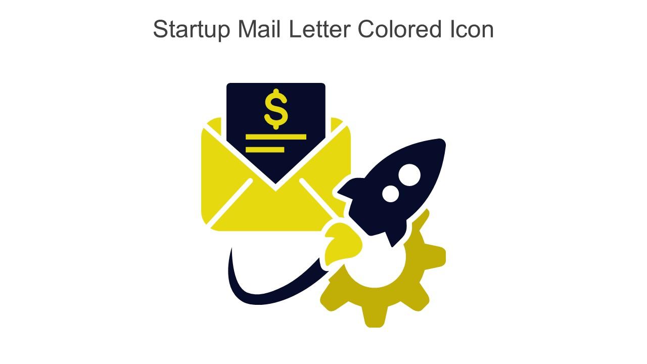 Startup Mail Letter Colored Icon In Powerpoint Pptx Png And Editable Eps Format