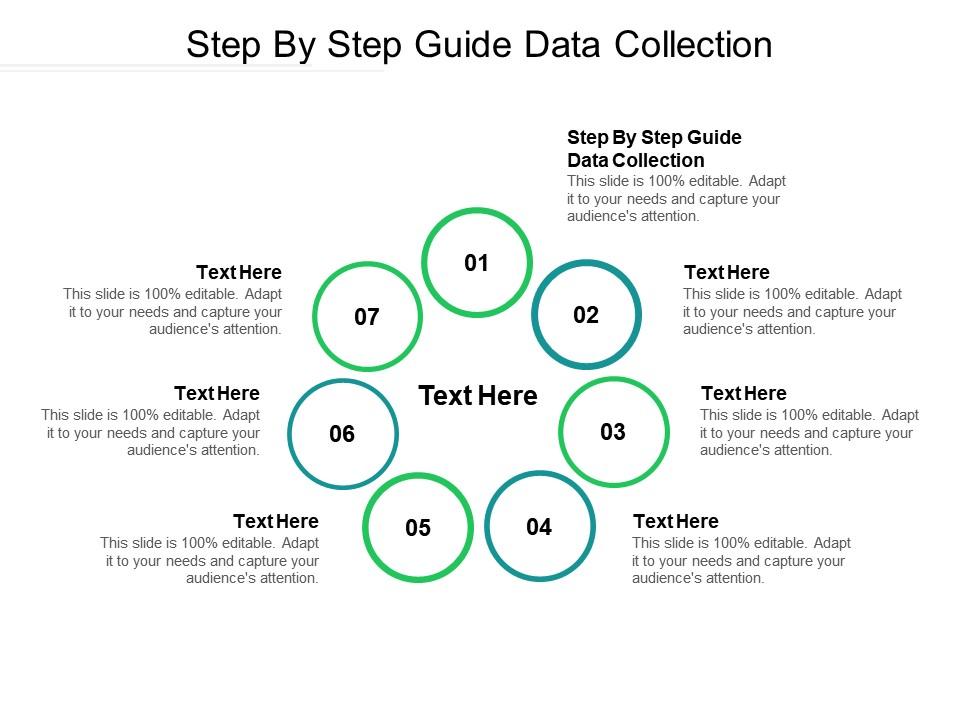 Step by step guide data collection ppt powerpoint presentation gallery icon cpb Slide01