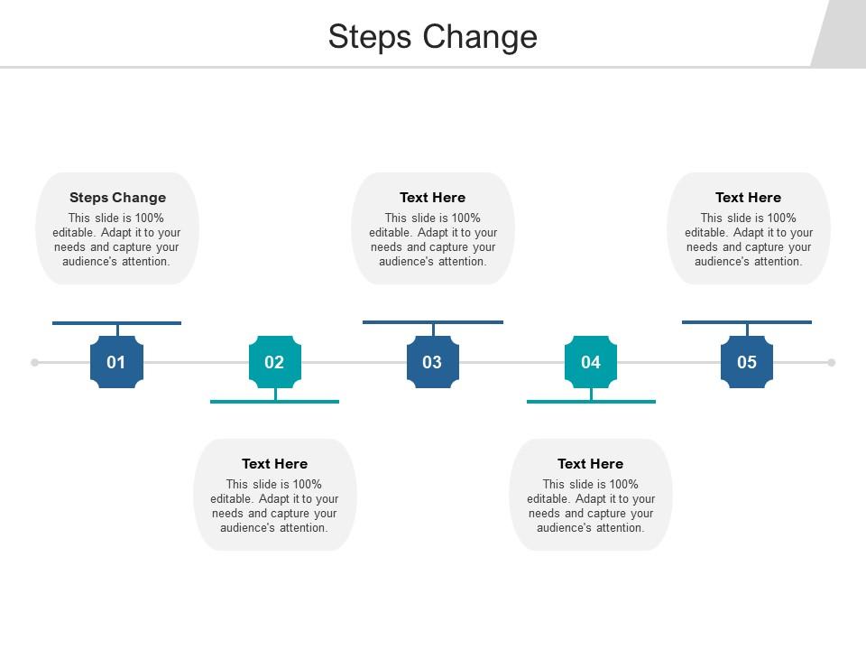 Steps change ppt powerpoint presentation icon pictures cpb Slide01
