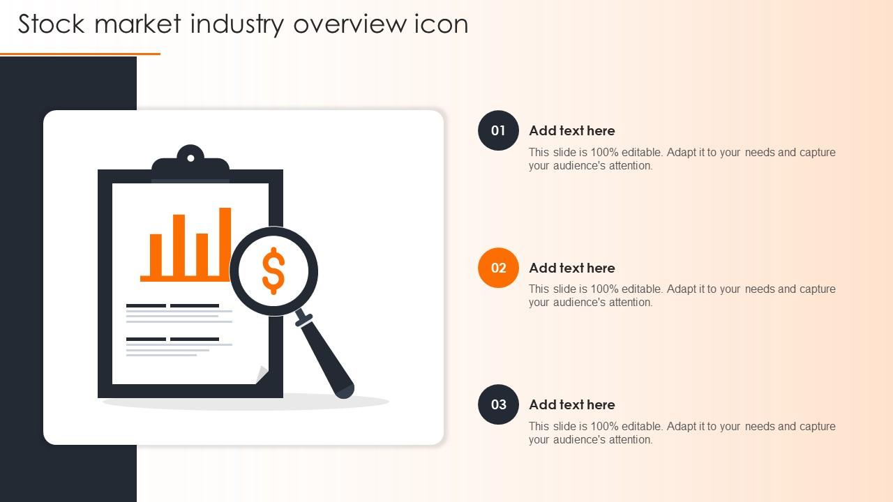 Stock Market Industry Overview Icon