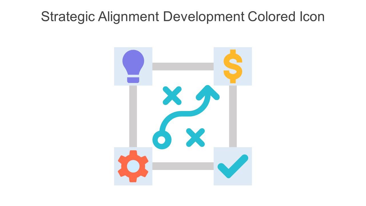 Strategic Alignment Development Colored Icon In Powerpoint Pptx Png And Editable Eps Format Slide01