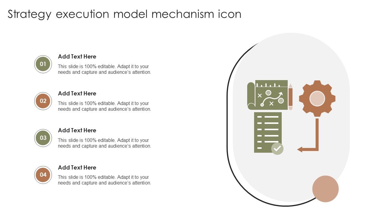 Strategy Execution Model Mechanism Icon Slide01