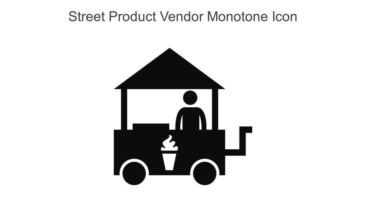 Street Product Vendor Monotone Icon In Powerpoint Pptx Png And Editable Eps Format Slide01