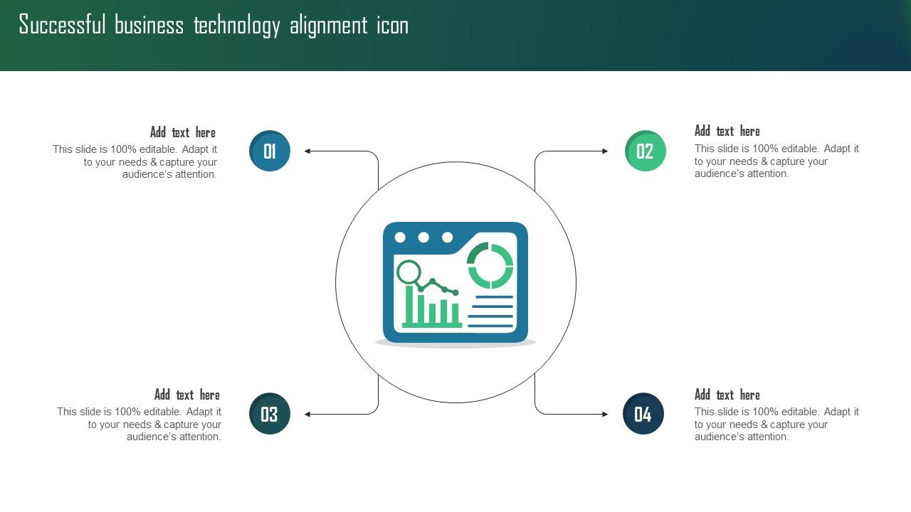 Successful Business Technology Alignment Icon