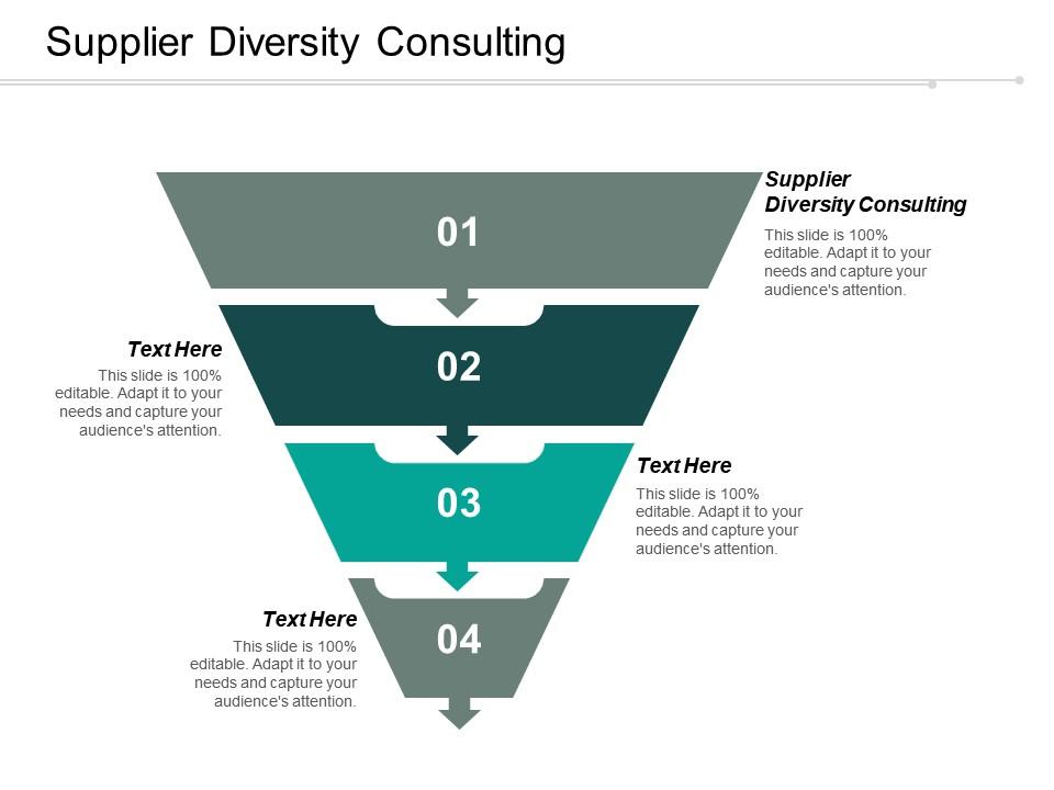 Supplier diversity consulting ppt powerpoint presentation icon clipart images cpb Slide01