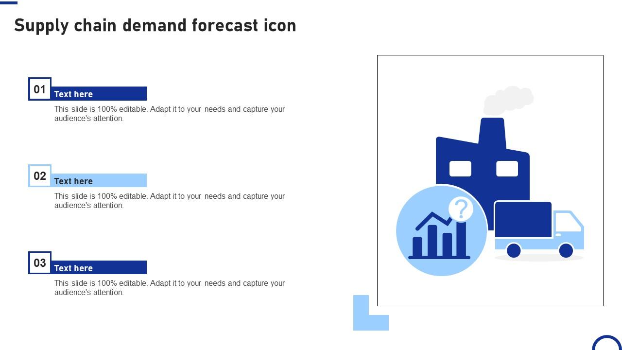 Supply Chain Demand Forecast Icon