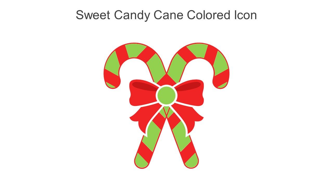 Sweet Candy Cane Colored Icon In Powerpoint Pptx Png And Editable Eps Format