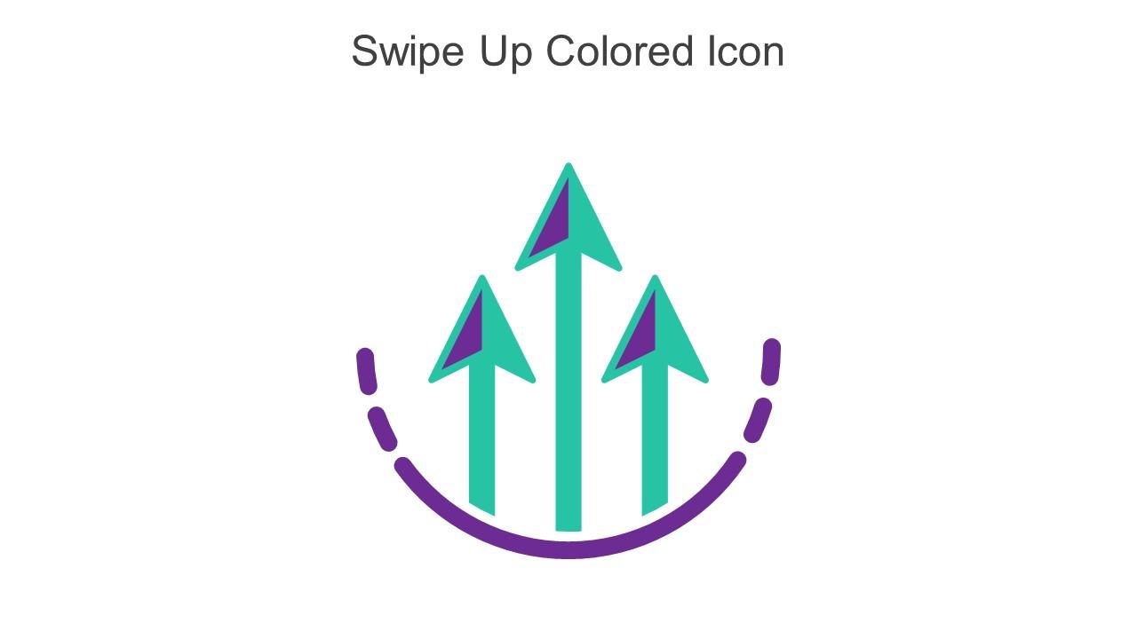 Swipe Up Colored Icon In Powerpoint Pptx Png And Editable Eps Format Slide01